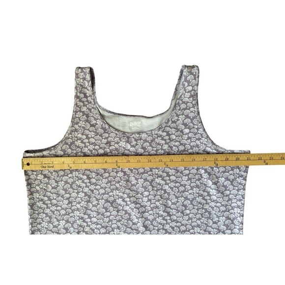 Duluth Trading Mushroom Floral Tank Top Women's Plus Size XXL Lavender Purple - Picture 8 of 14